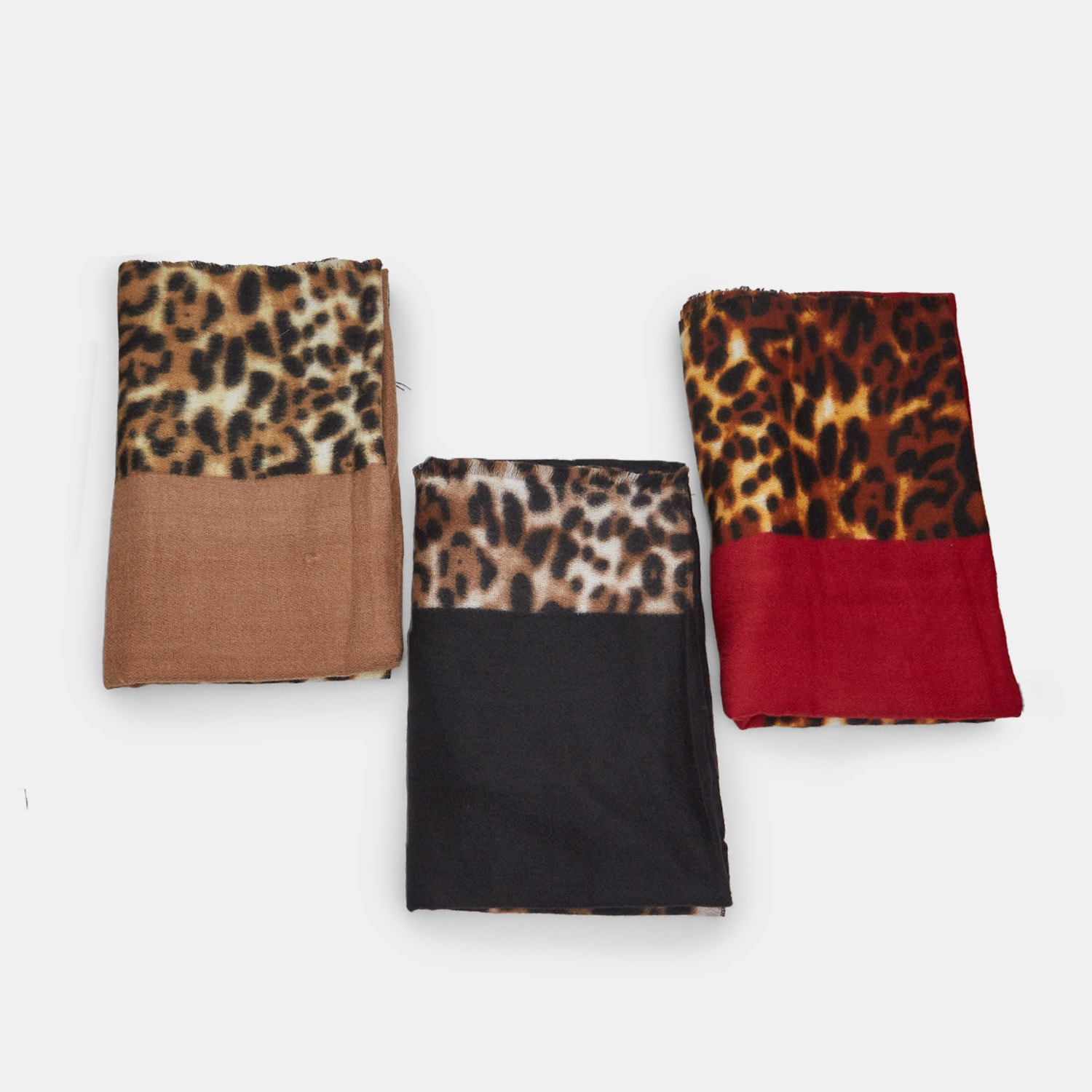 Sciarpa da donna con dettagli animalier