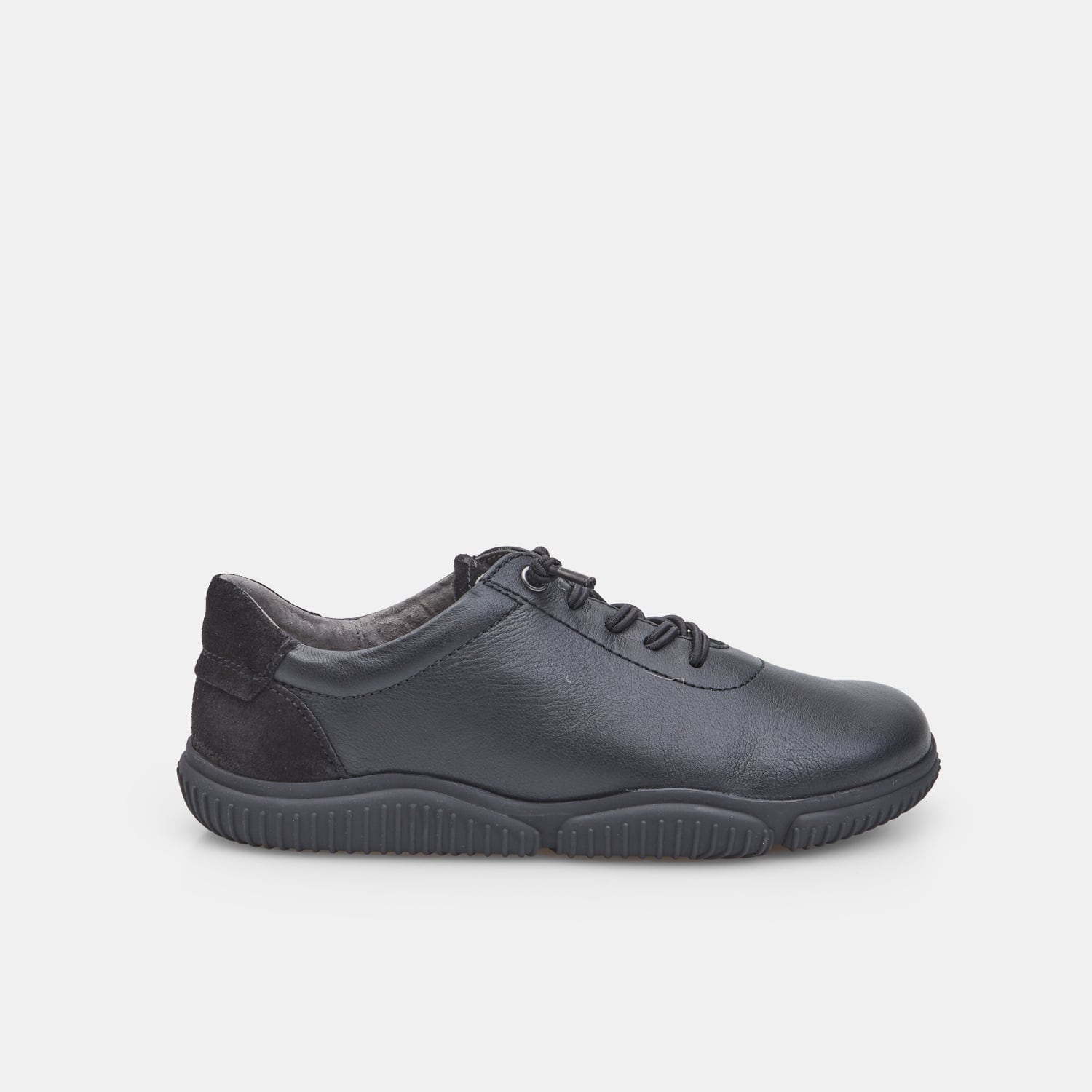 Scarpa barefoot stringata in pelle da donna Bata