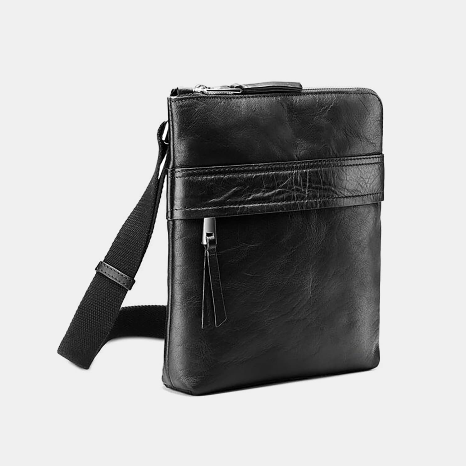 Borsa a tracolla da uomo in pelle