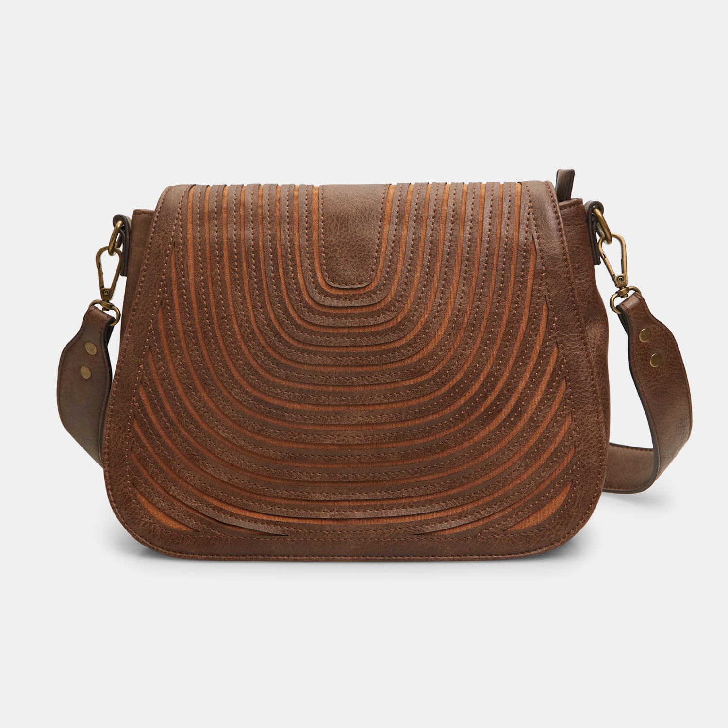Borsa a tracolla da donna effetto pelle