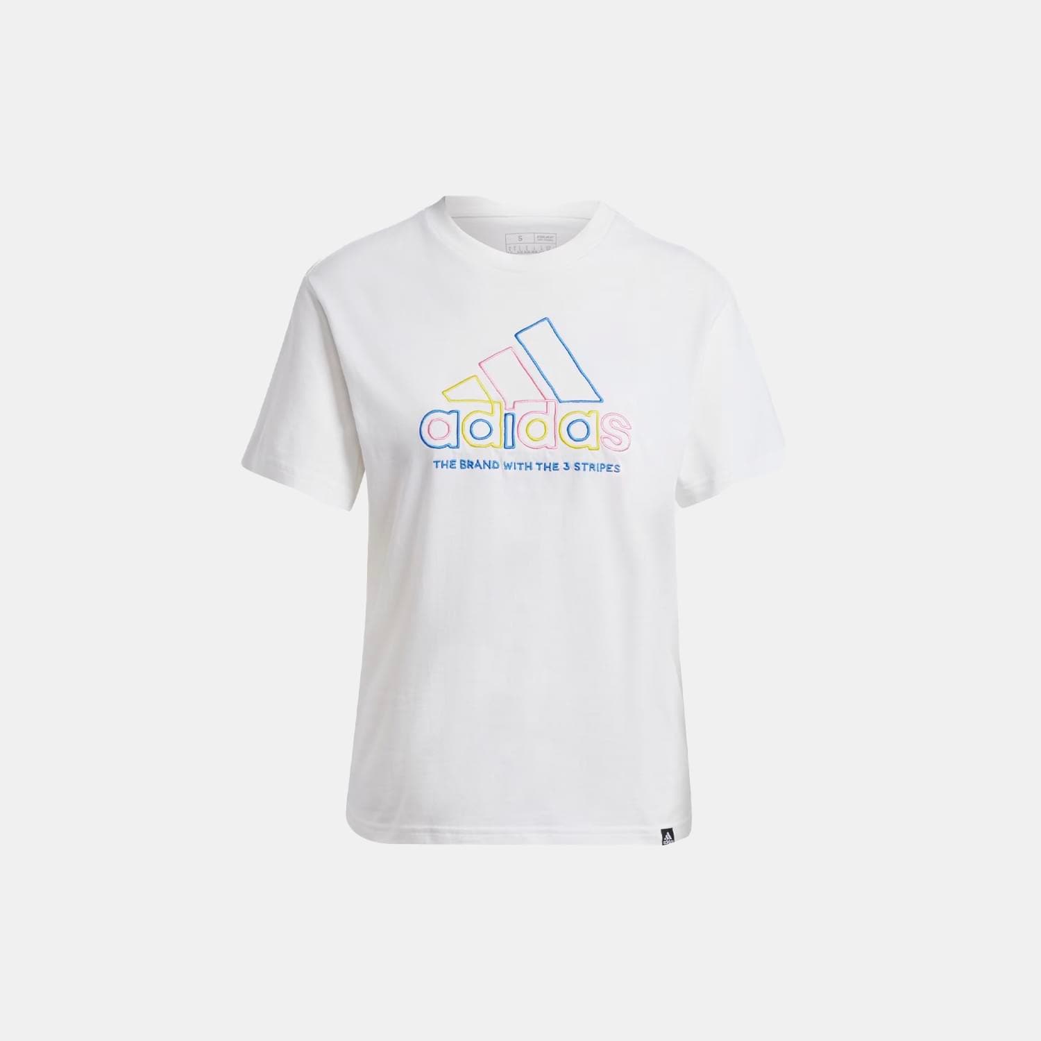 T-shirt da donna Adidas W XPRESS LOGO T WHITE