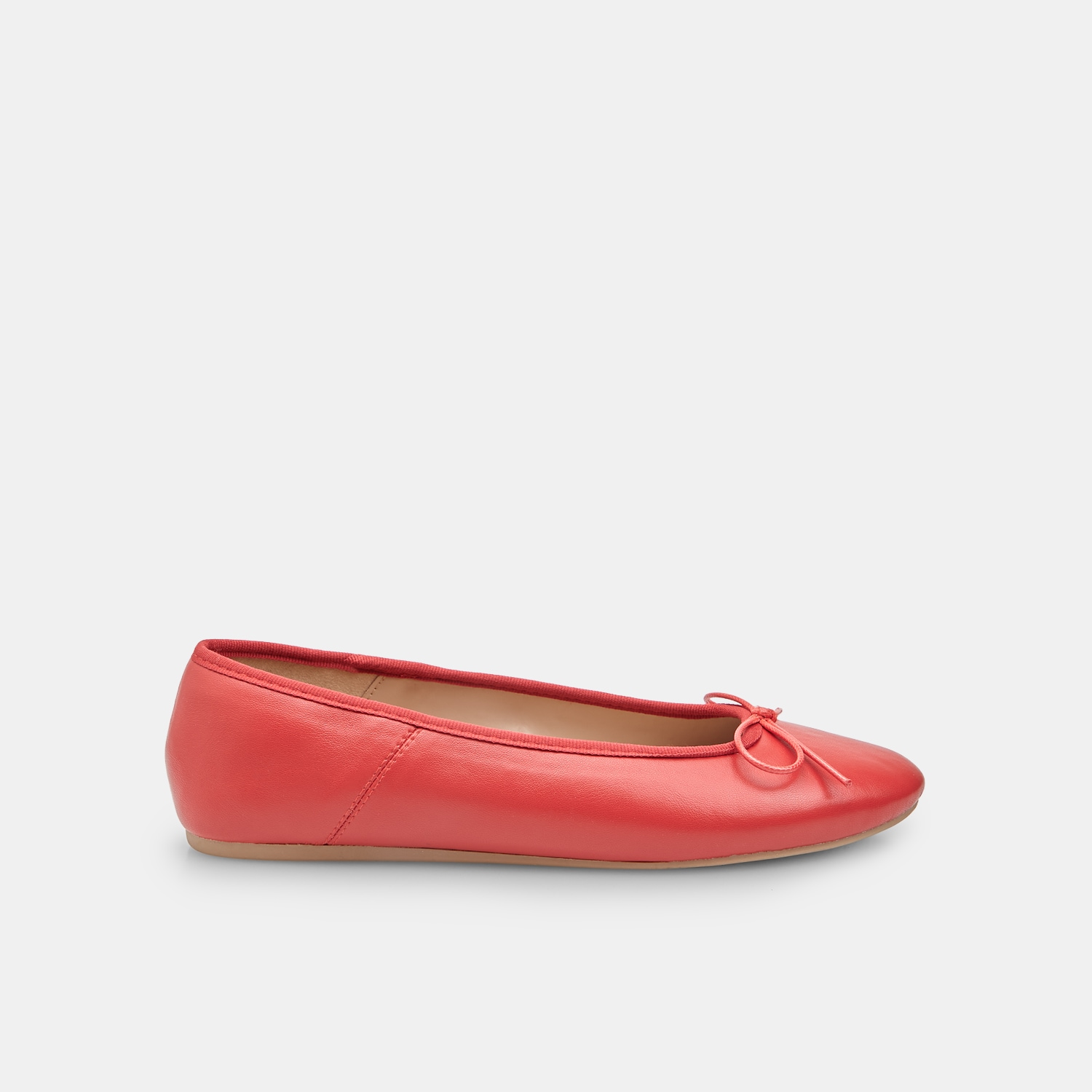 Ballerina flat da donna Bata con profilo e fiocco nero