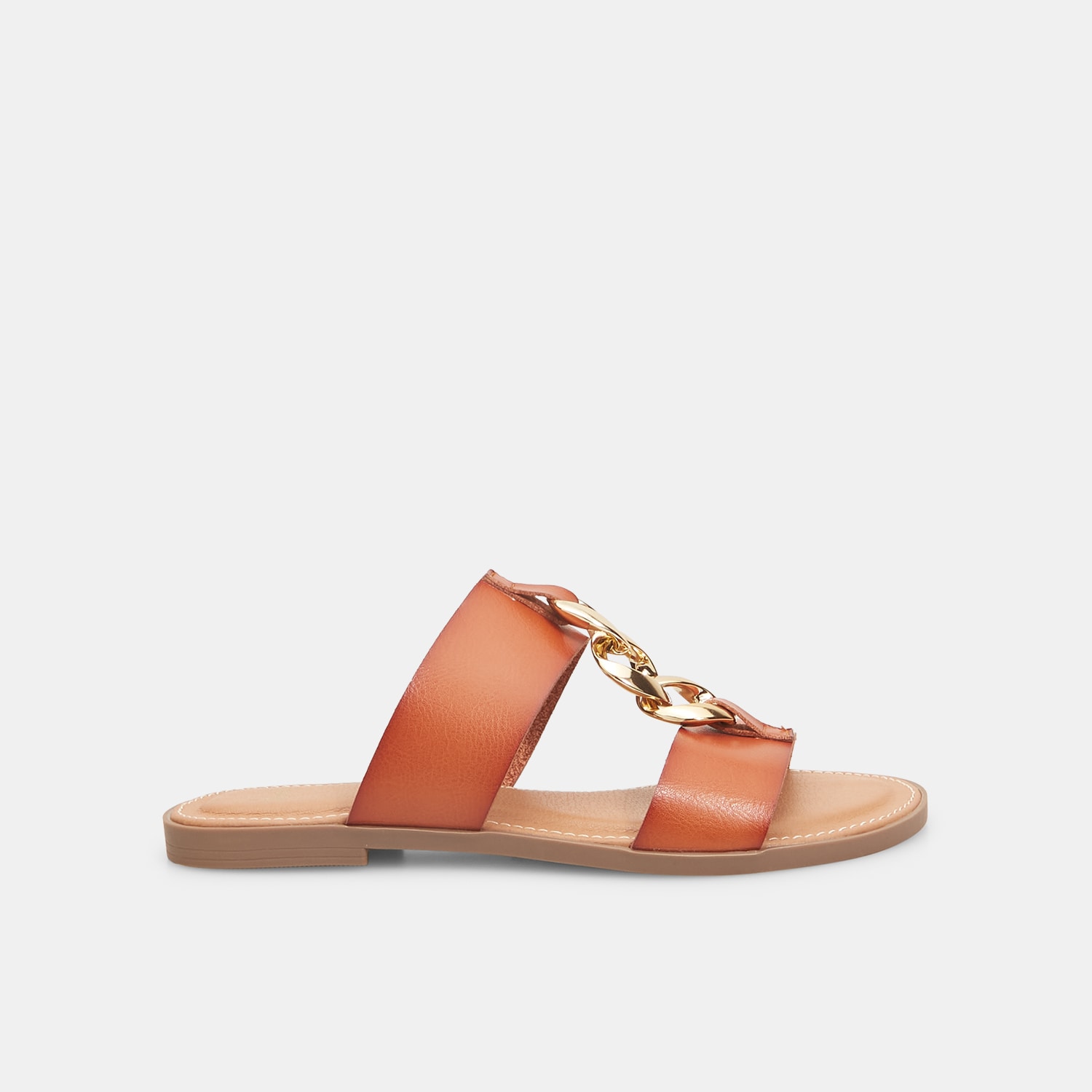 Ciabatte flat da donna con dettaglio catena