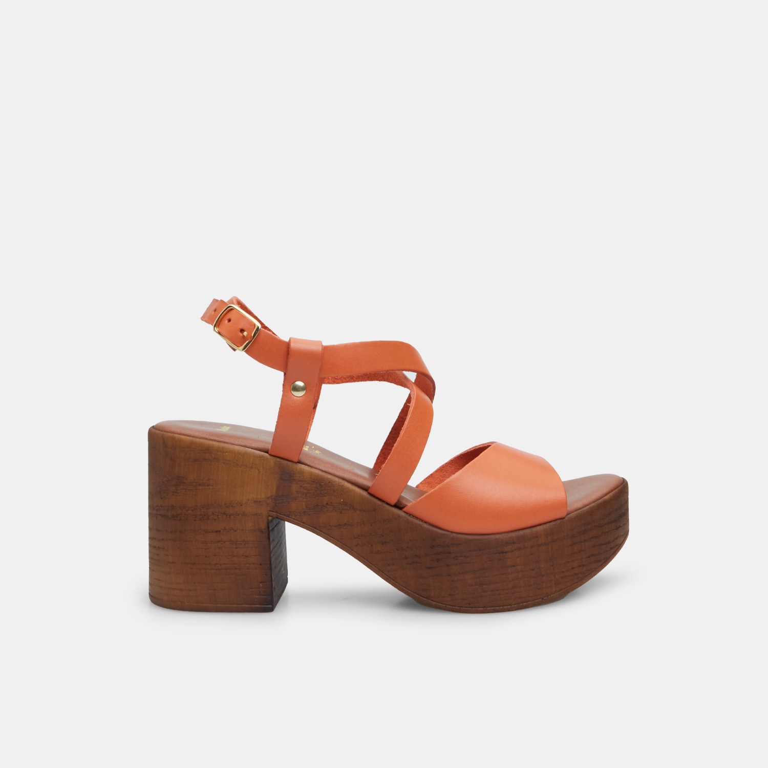 Sandali da donna in pelle con tacco 8,5 cm BATA