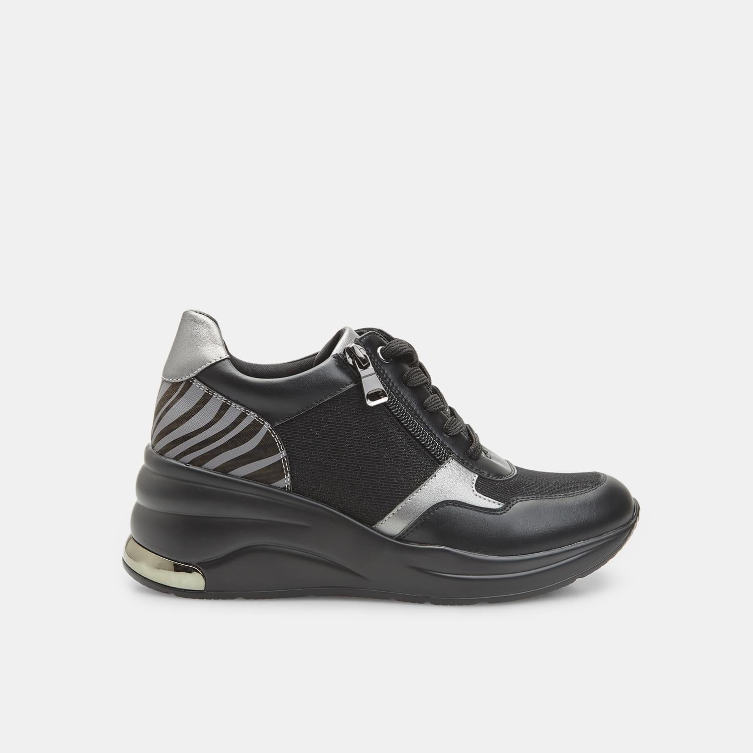 Sneaker da donna con platform e zip BATA
