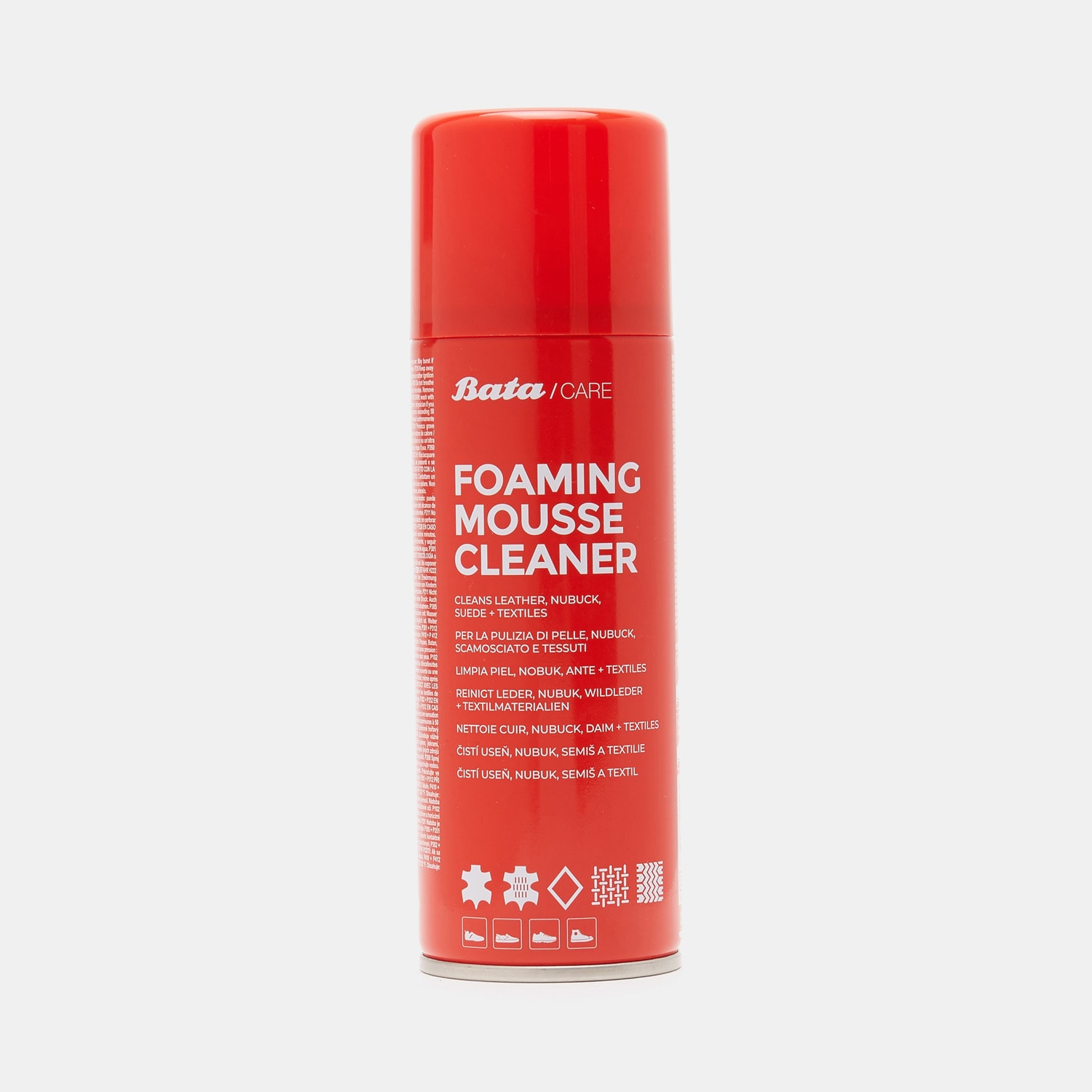 Mousse per pulizia delle calzature