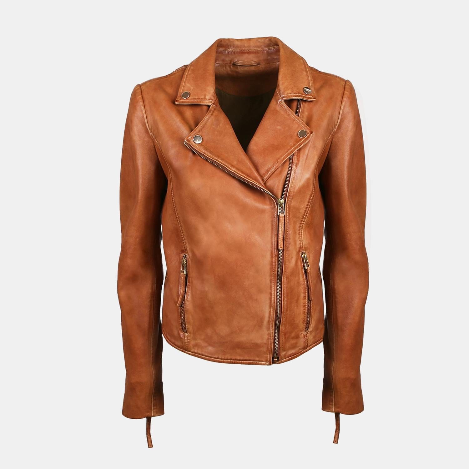 Biker da donna in pelle