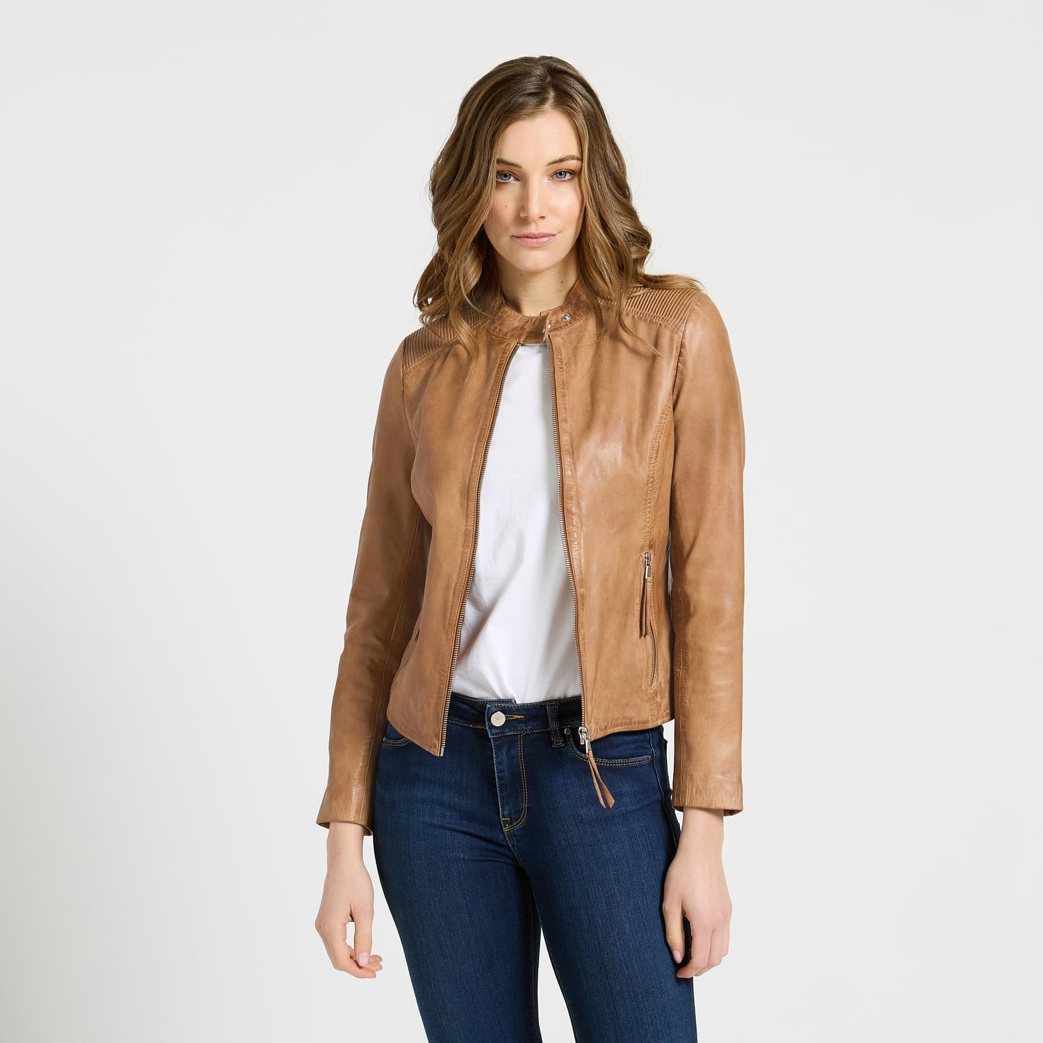 Giacca da donna in pelle