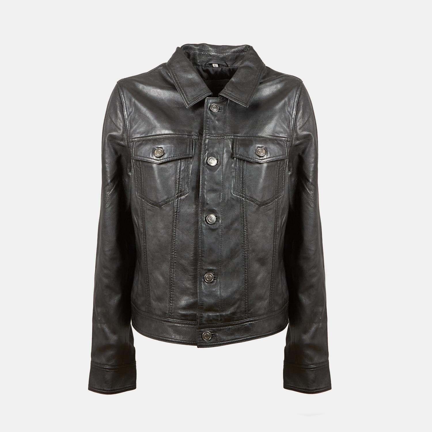 Biker in pelle da donna Bata