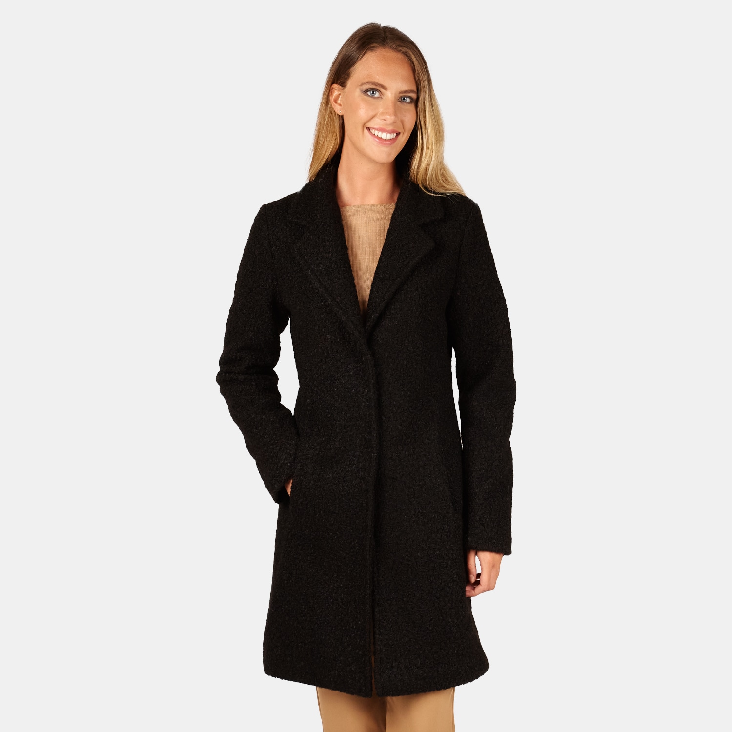 Cappotto teddy da donna