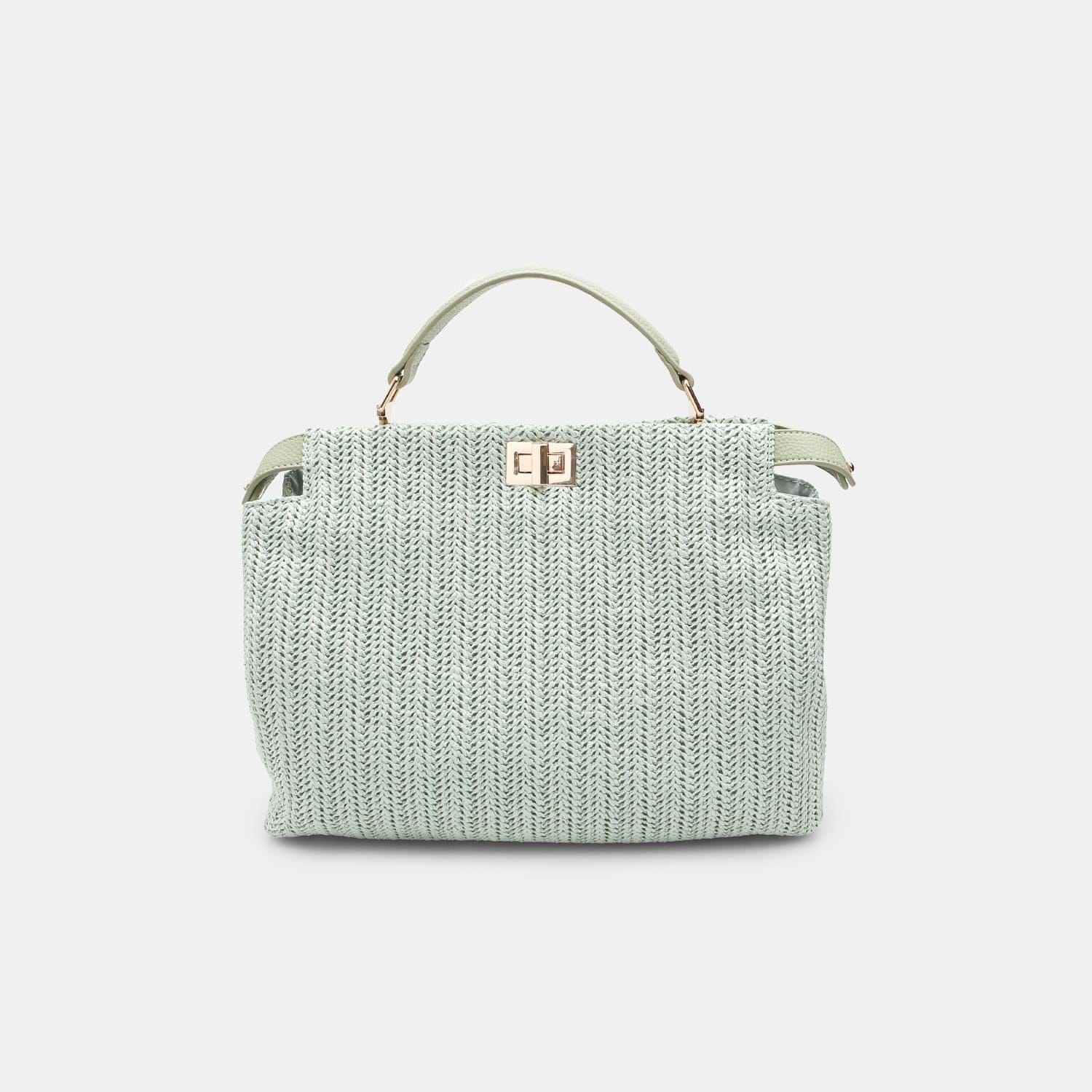 Handbag da donna in rafia BATA