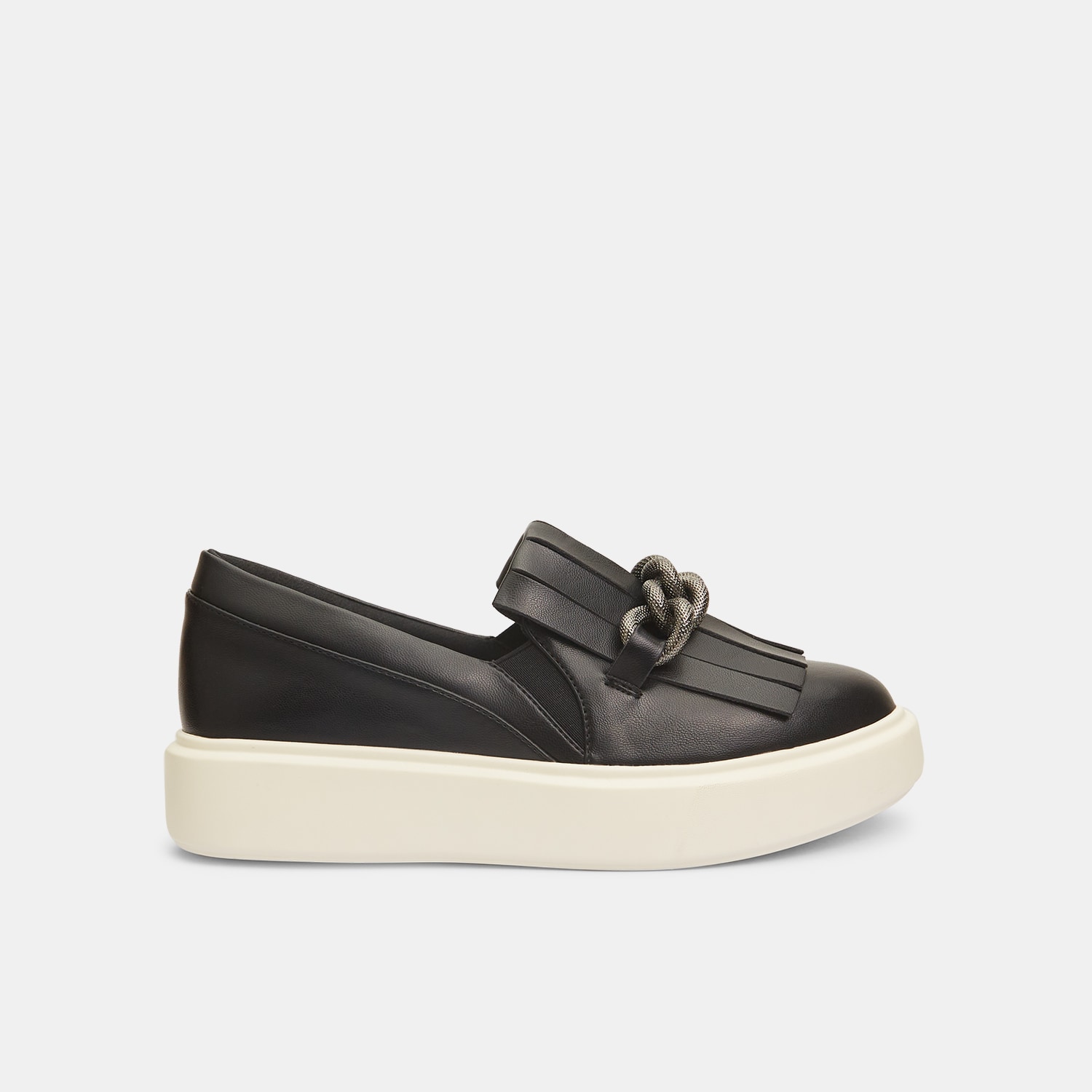 Slip on da donna con frange e morsetto
