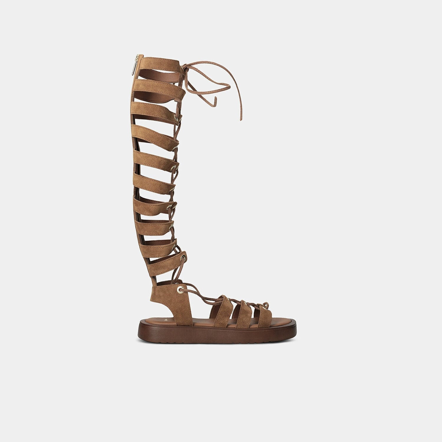 Sandali da donna in suede
