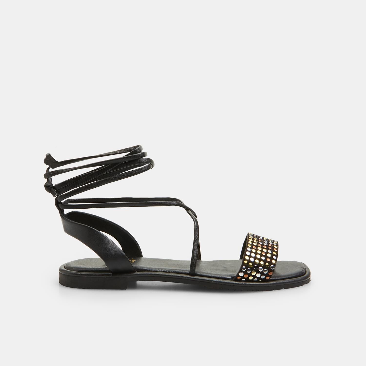 Sandalo da donna in pelle