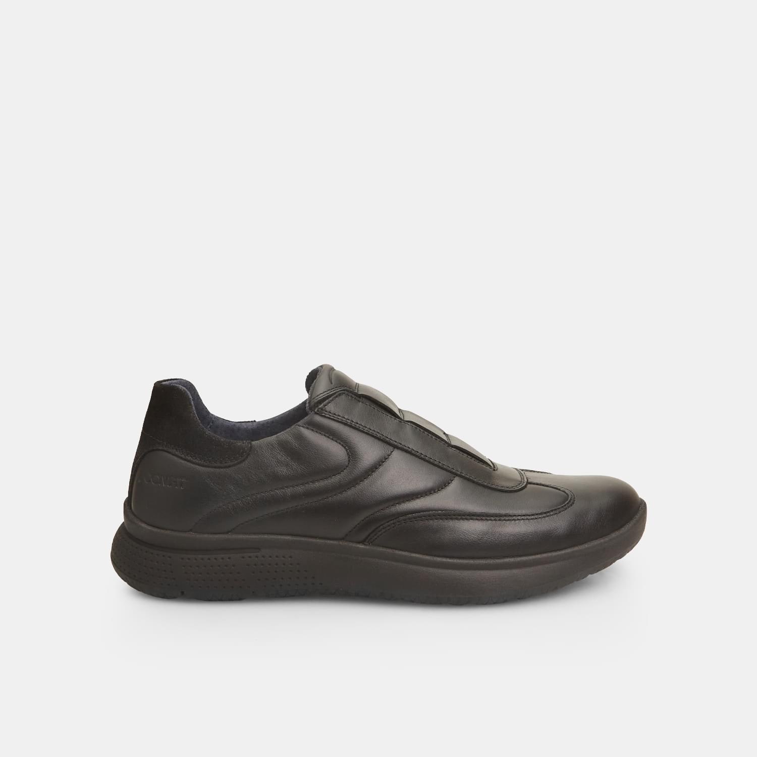 Sneakers da uomo Bata Comfit in pelle senza lacci