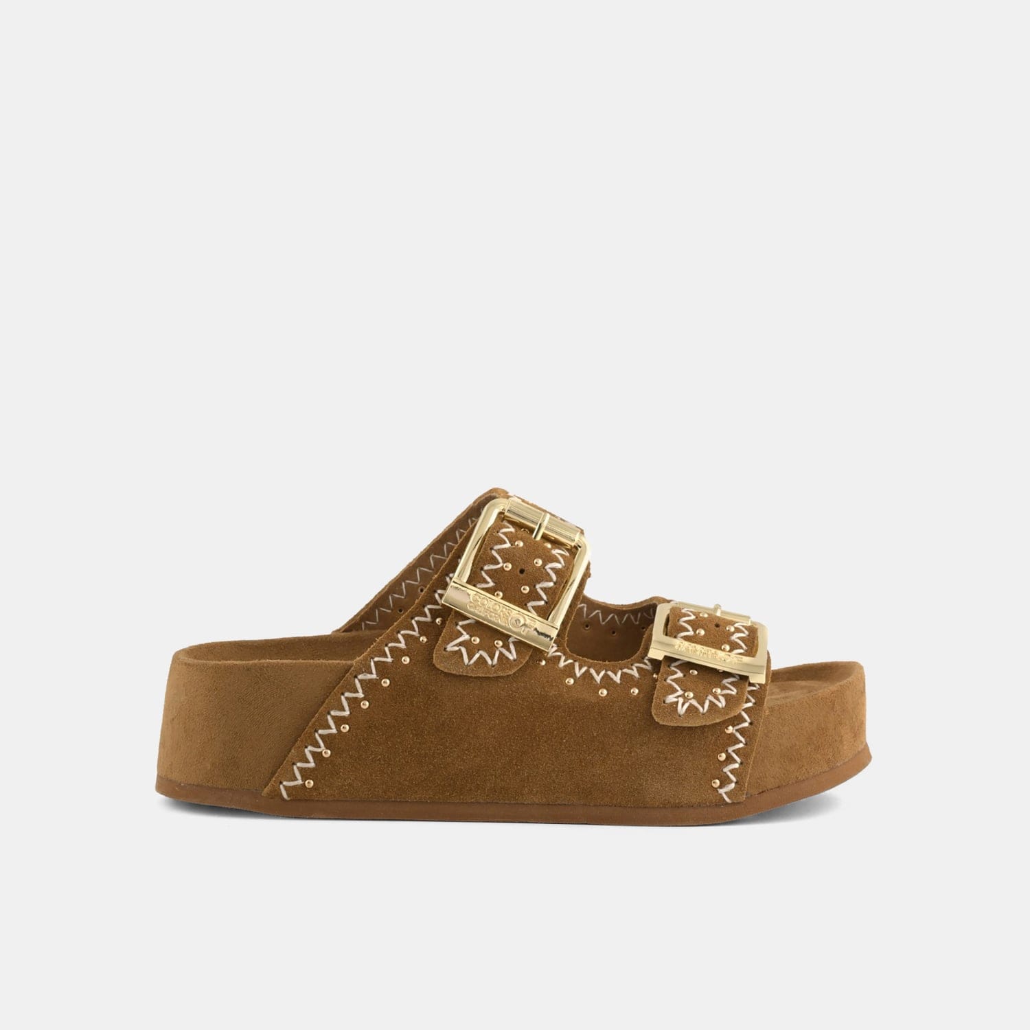Sandalo da donna in suede con platform Colors of California