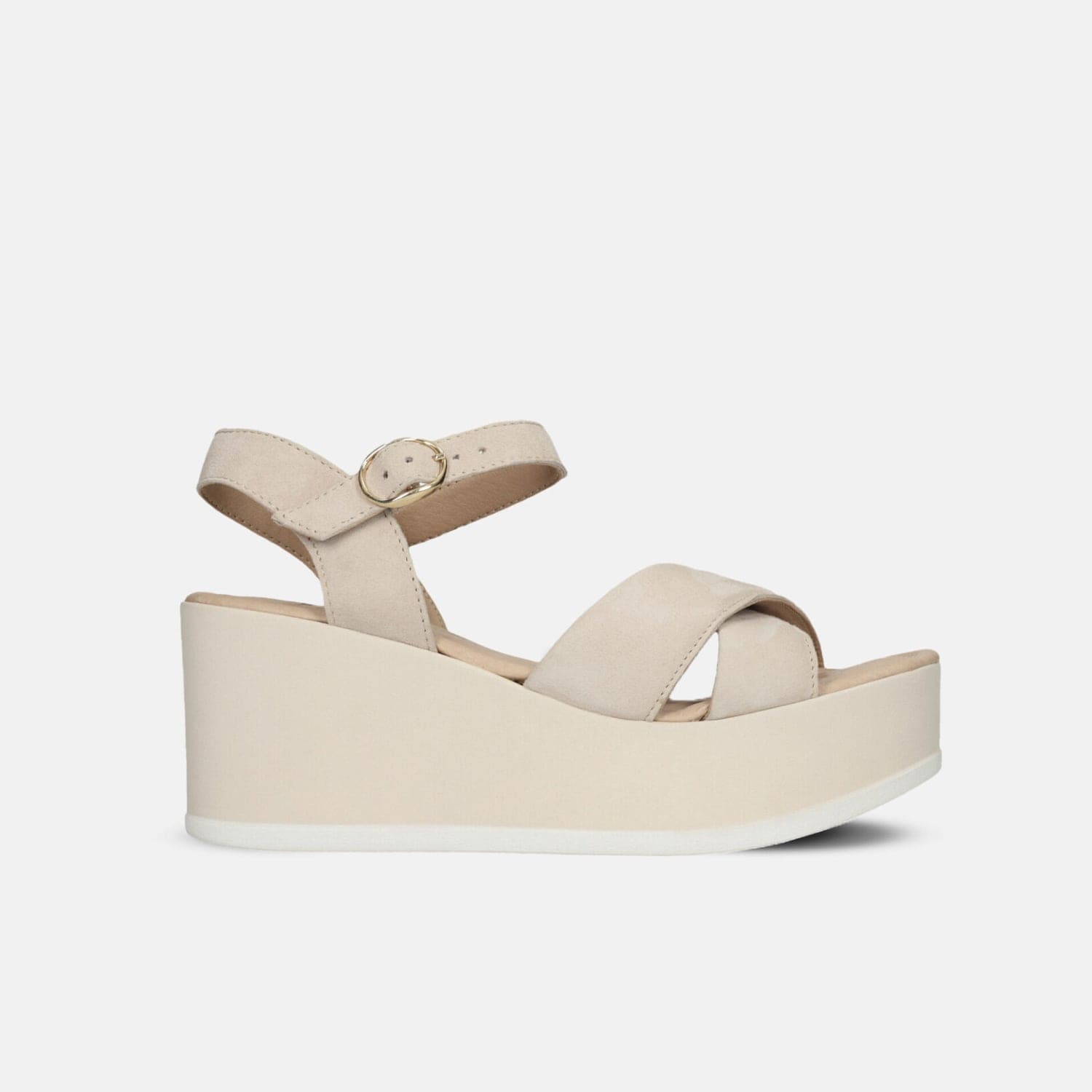Sandalo da donna in suede