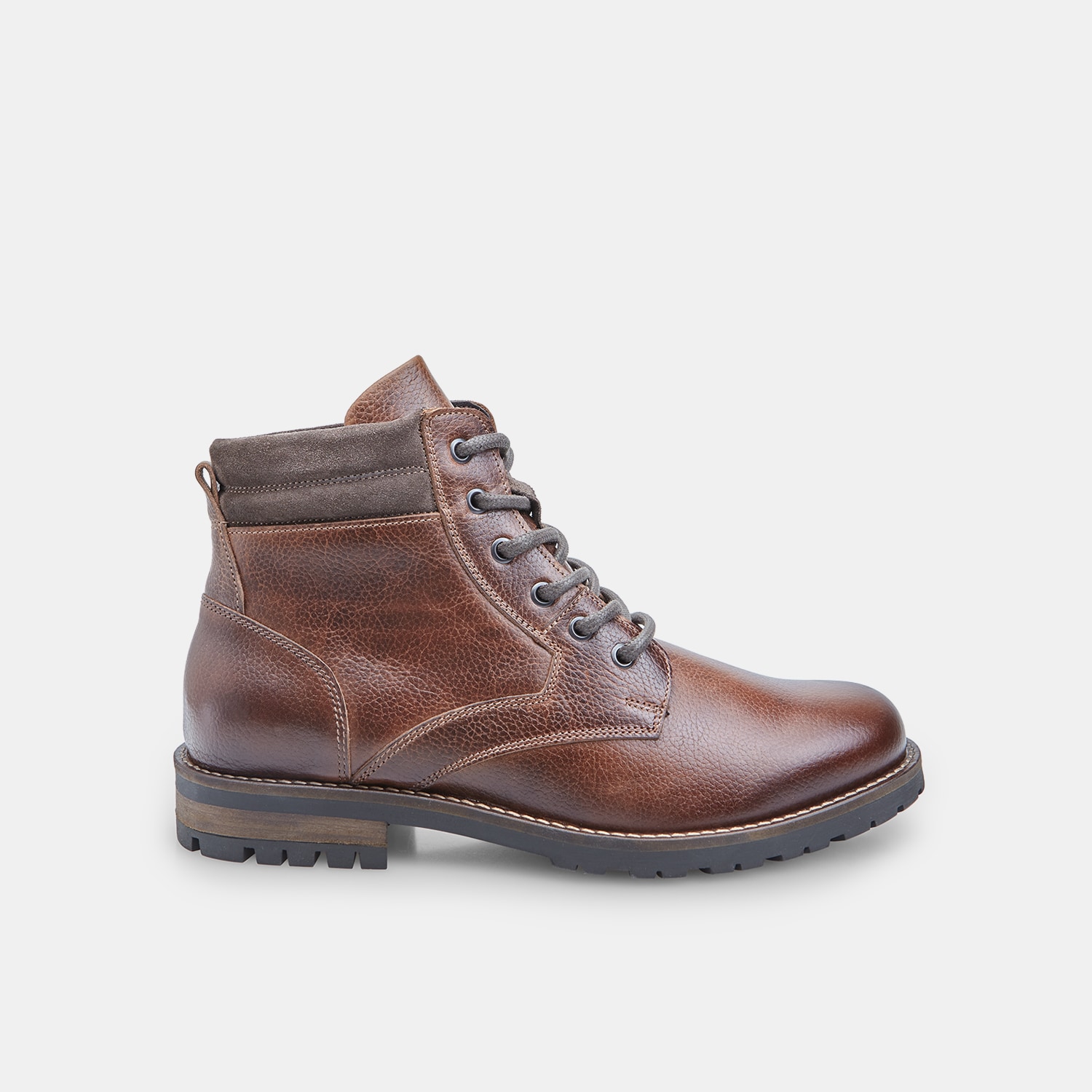 Stivaletto stringato in pelle da uomo