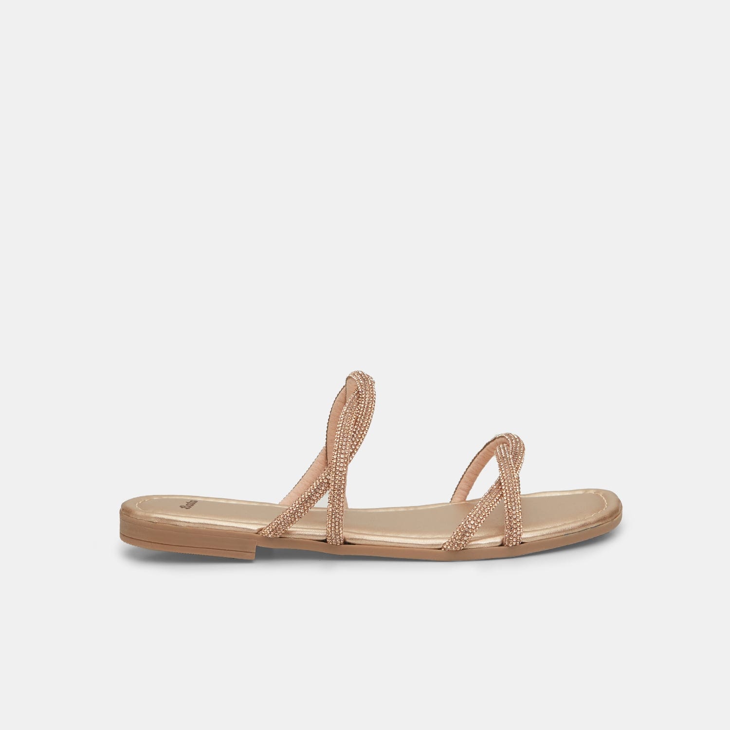 Ciabatte flat da donna con fascette gioiello