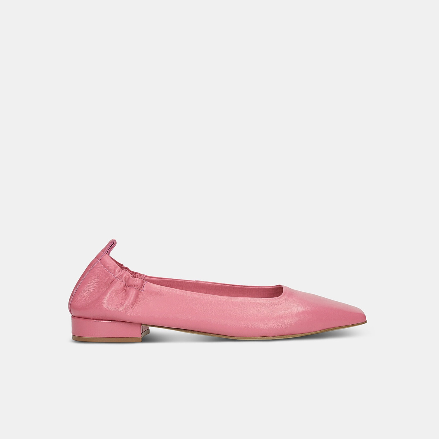 Ballerina da donna in pelle