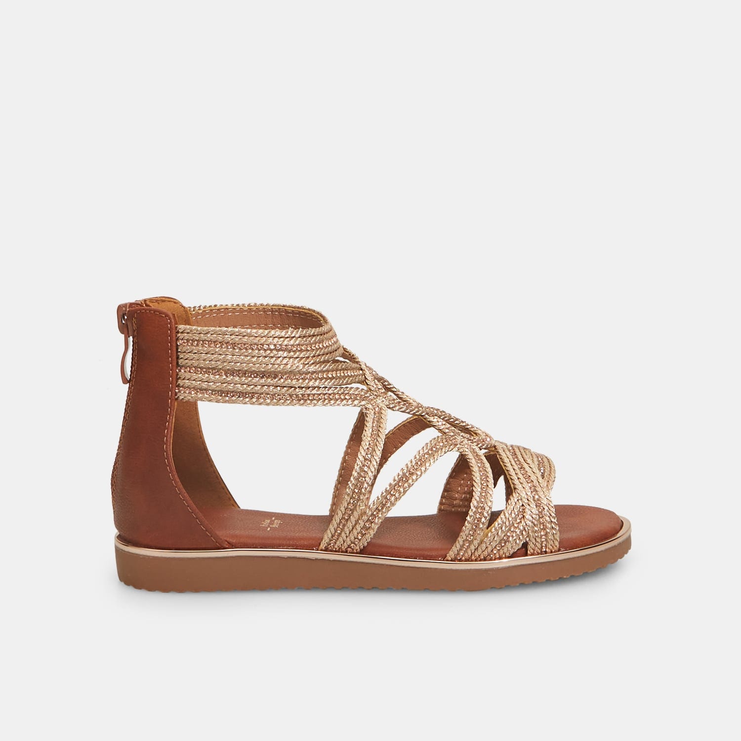 Sandalo da bambina con zip
