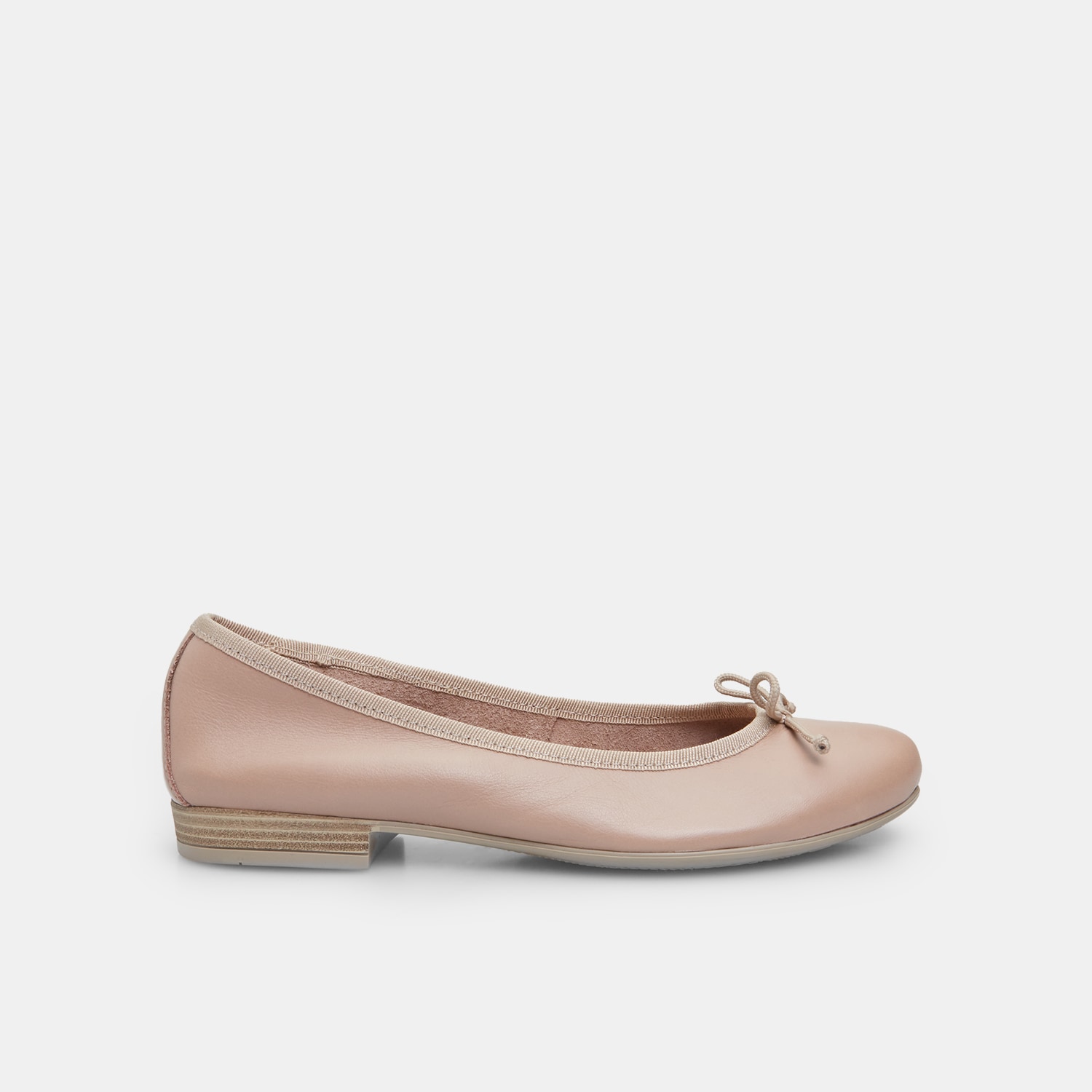 Ballerina da donna in pelle