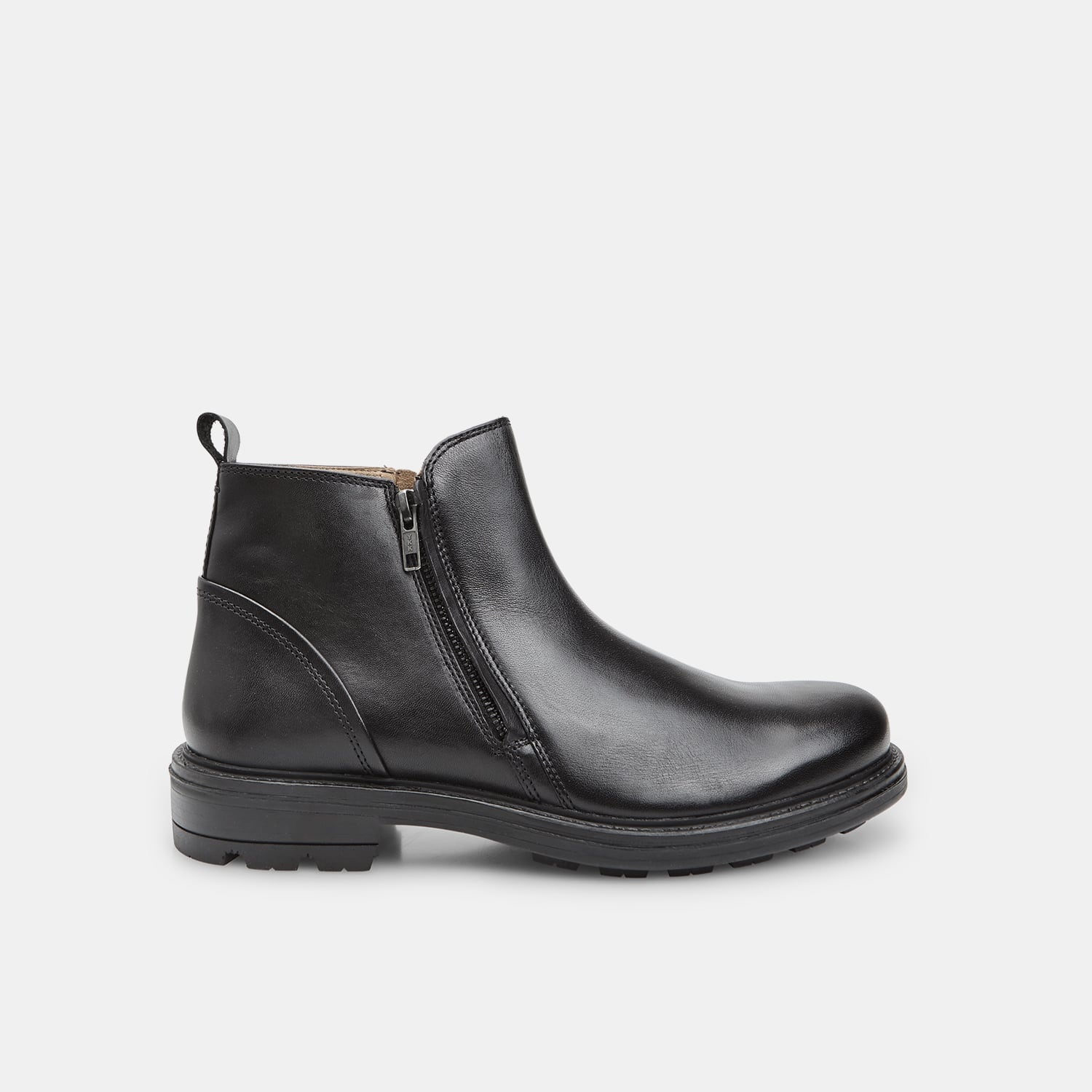 Stivaletti con zip in pelle da uomo Bata