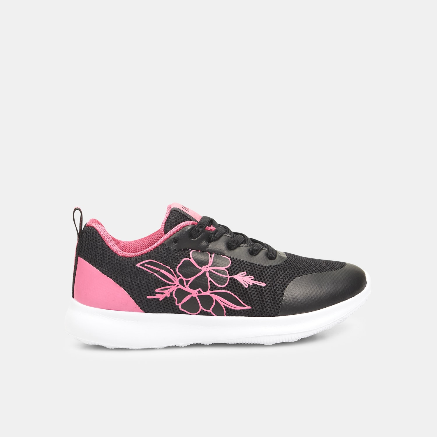 Sneaker da bambina con motivo floreale