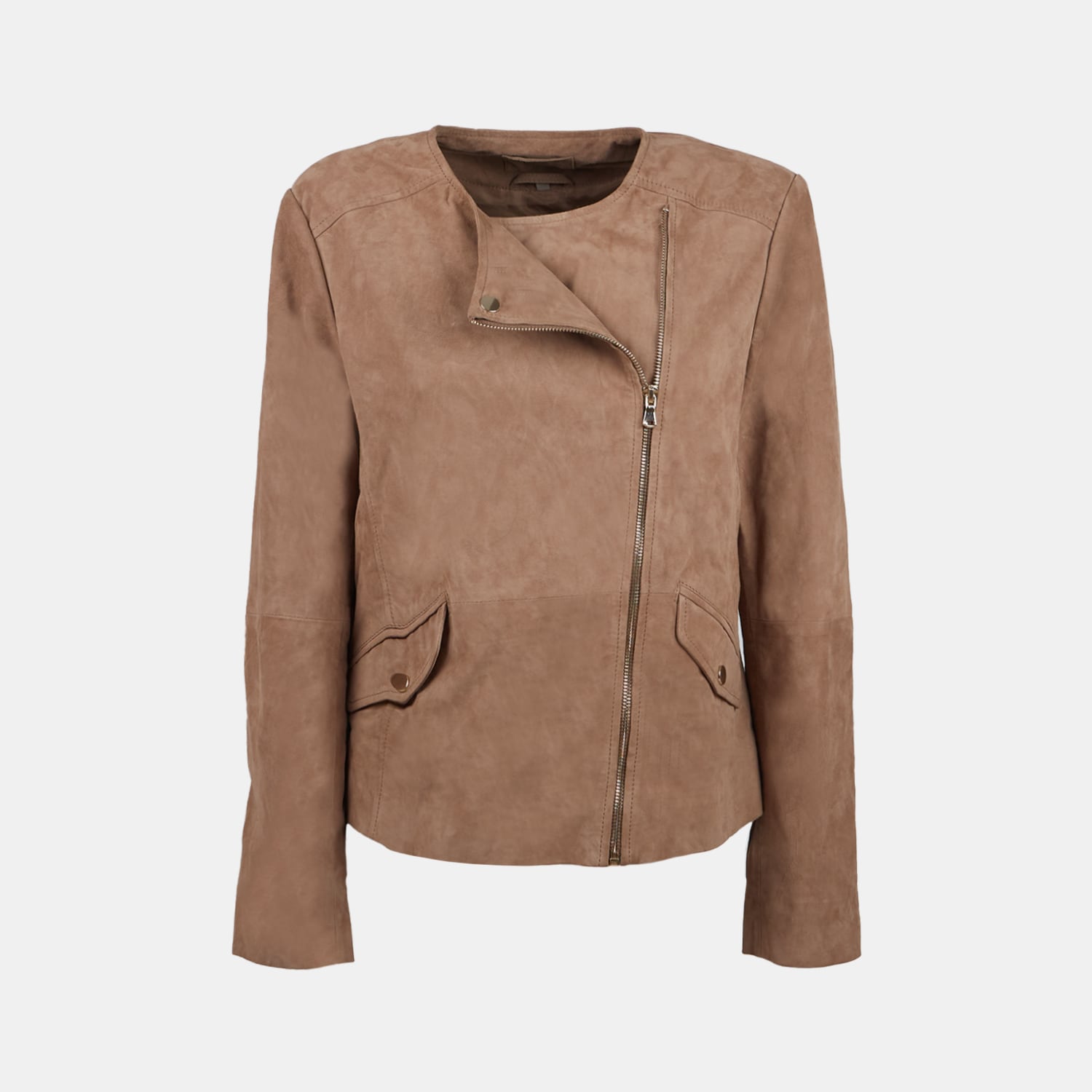 Biker da donna in suede