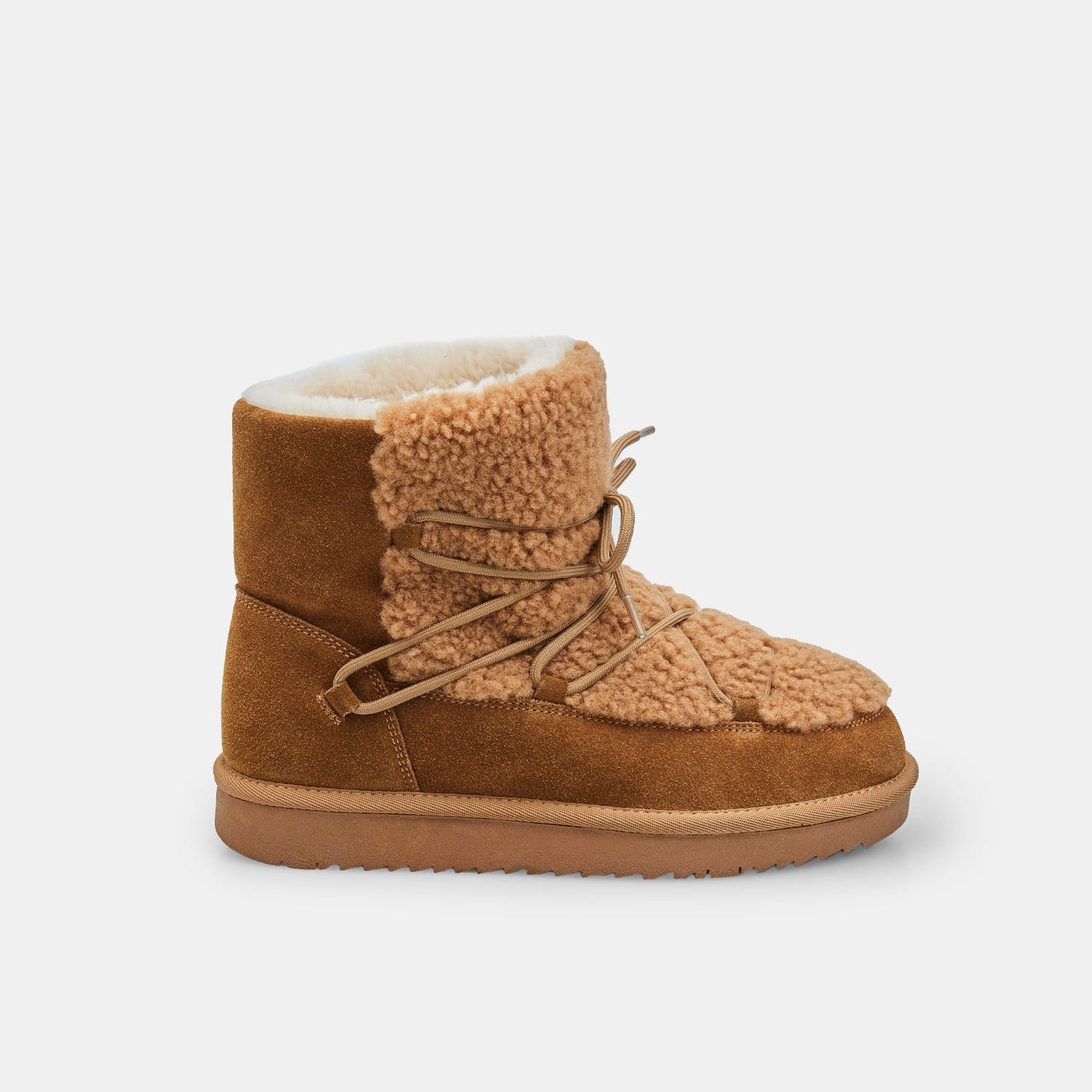Stivaletto da donna in suede con eco pelliccia Bata