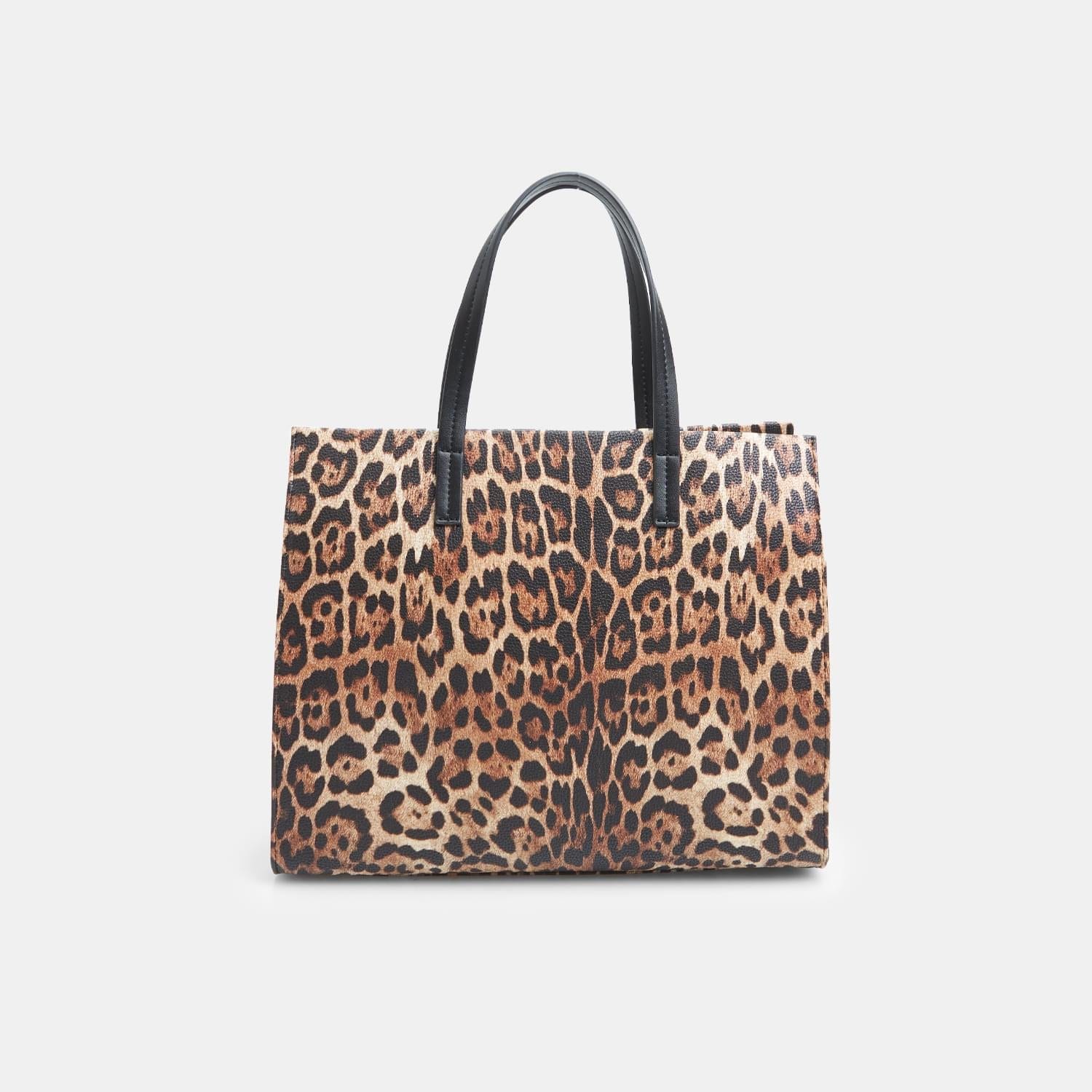 Shopper da donna con zip e tracolla