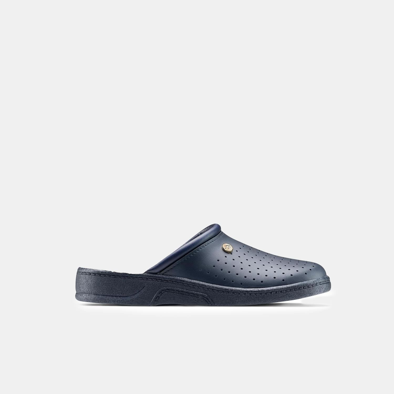 Pantofole da uomo in pelle