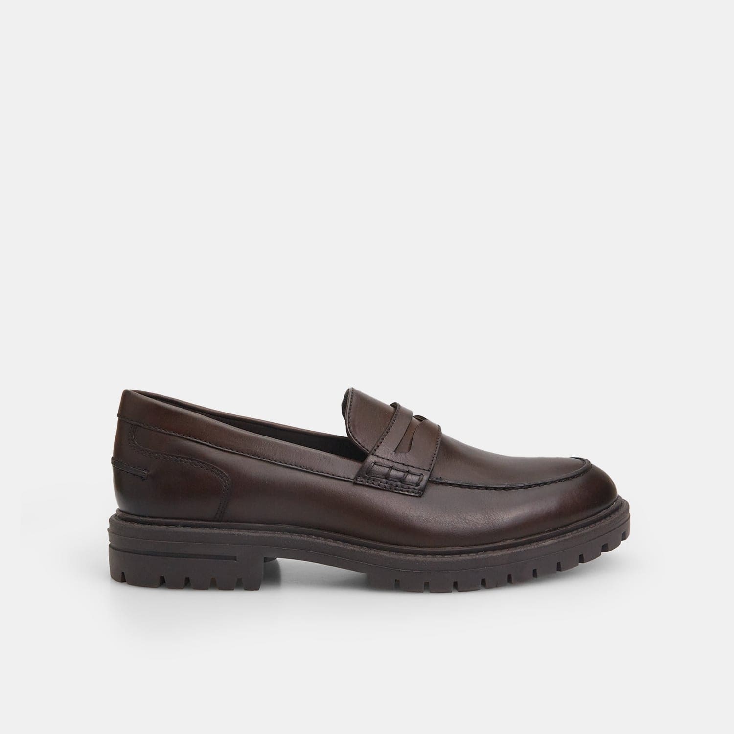 Mocassini in Pelle da Uomo con suola track BATA