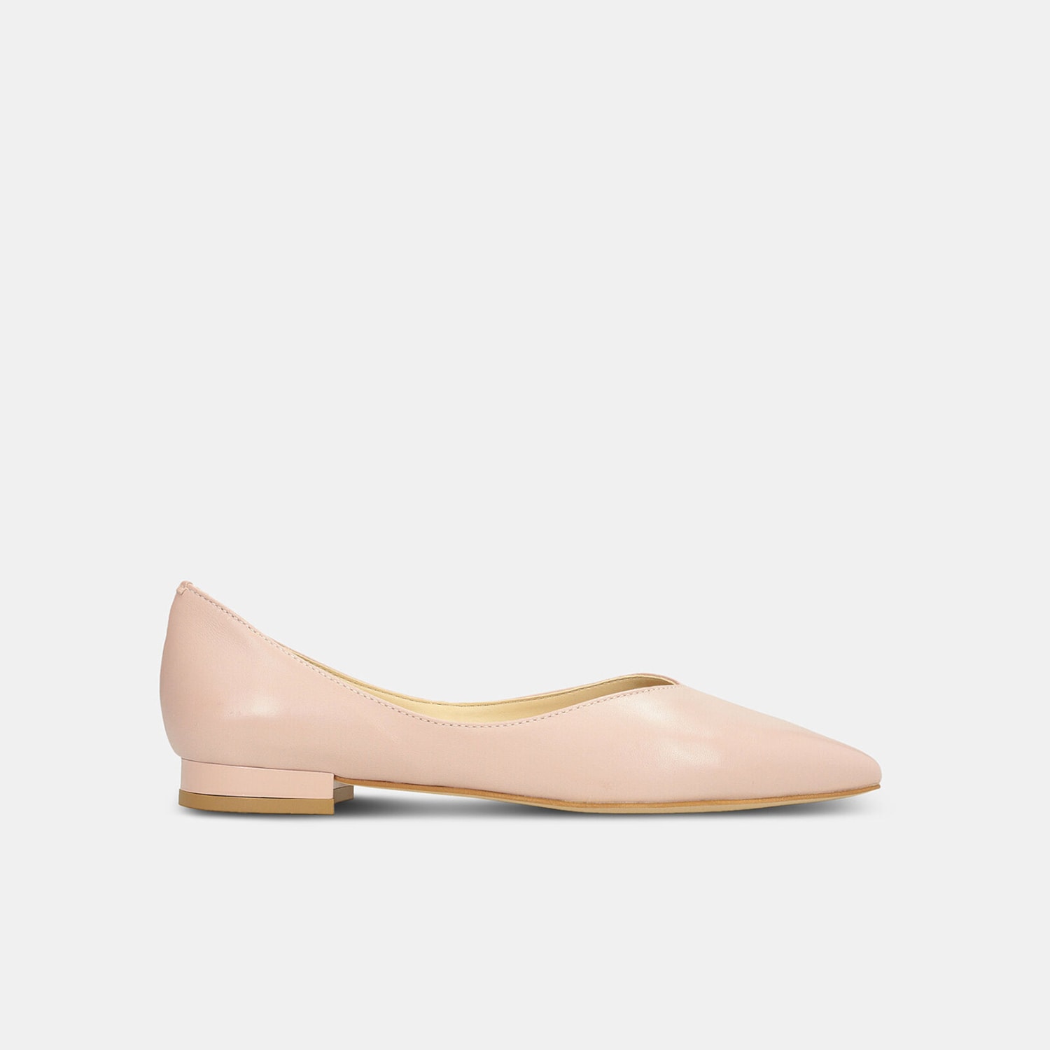 Ballerina da donna in pelle