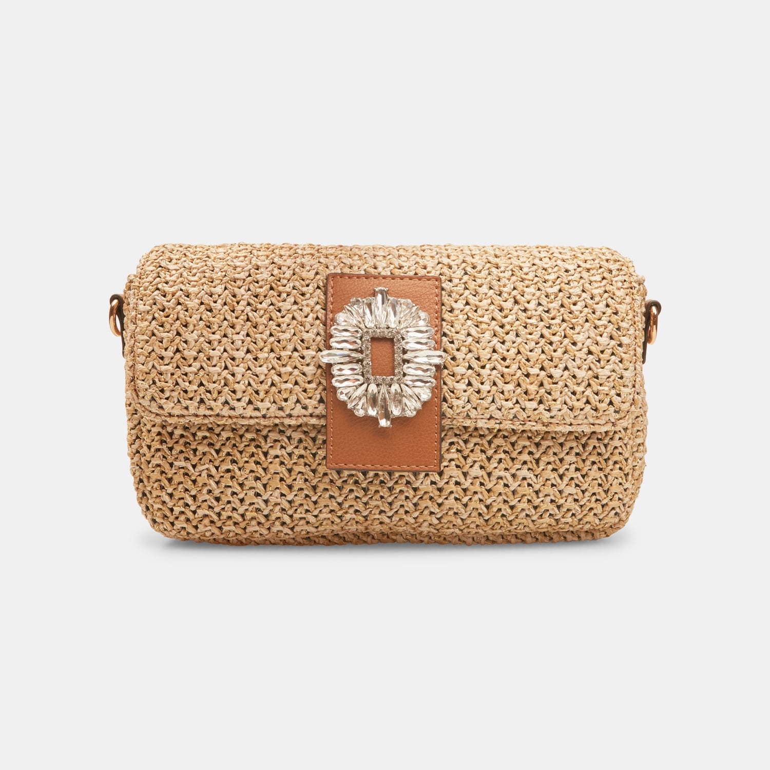 Borsa a tracolla da donna con applicazione gioiello