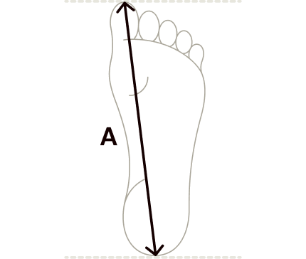 Photo/Illustration of heel-toe measure